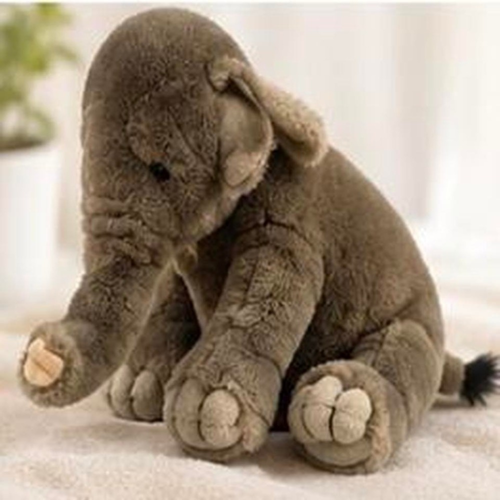 Wild Republic Asian Elephant Plush 12" Saint Louis Zoo Stuffed Animal Gray